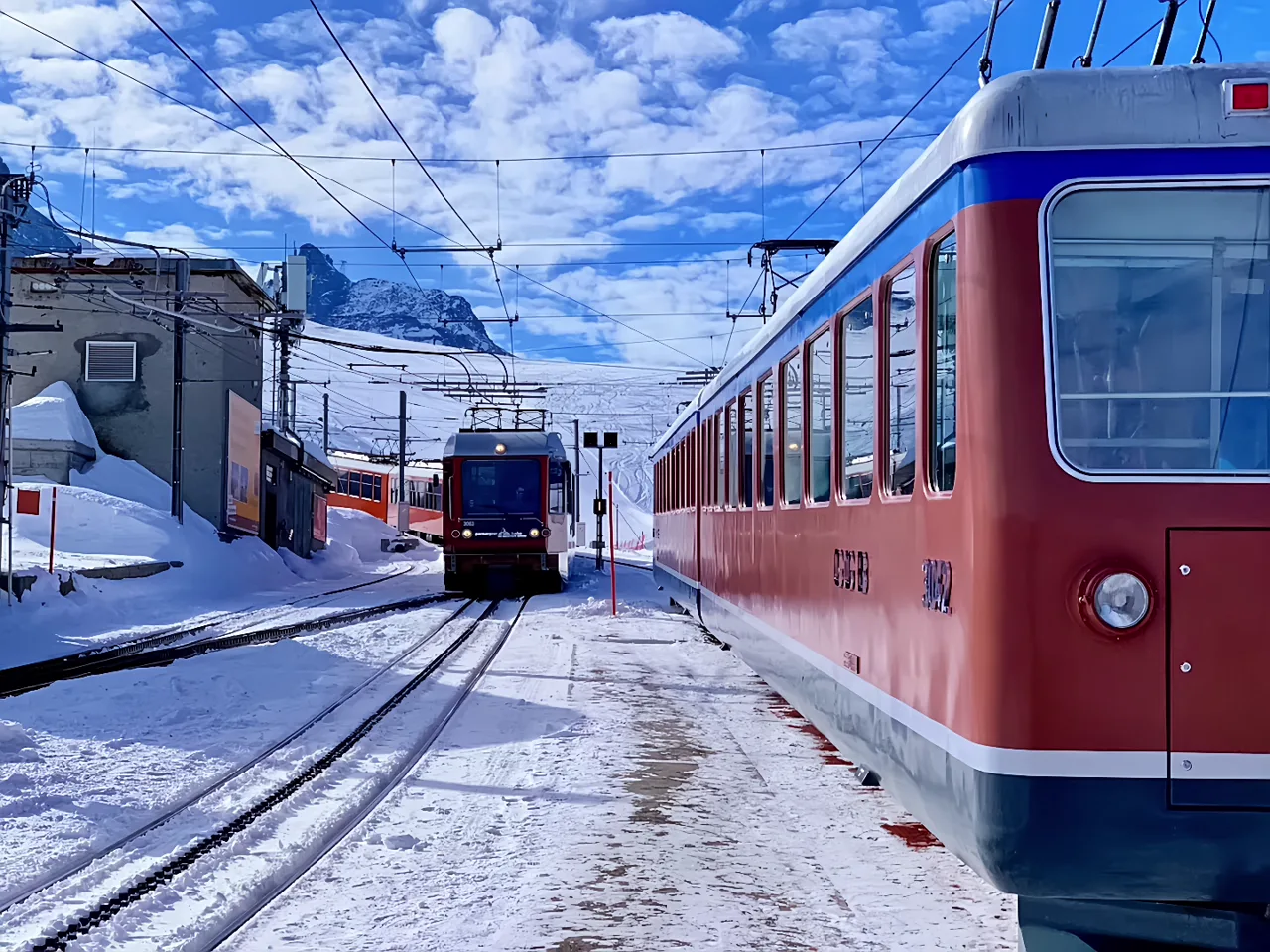 Matterhorn view from alpine retreat